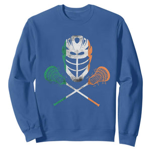 Ireland Lacrosse Sweatshirt Irish Flag Ireland TS10 Royal Blue Print Your Wear