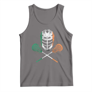 Ireland Lacrosse Tank Top Irish Flag Ireland TS10 Deep Heather Print Your Wear
