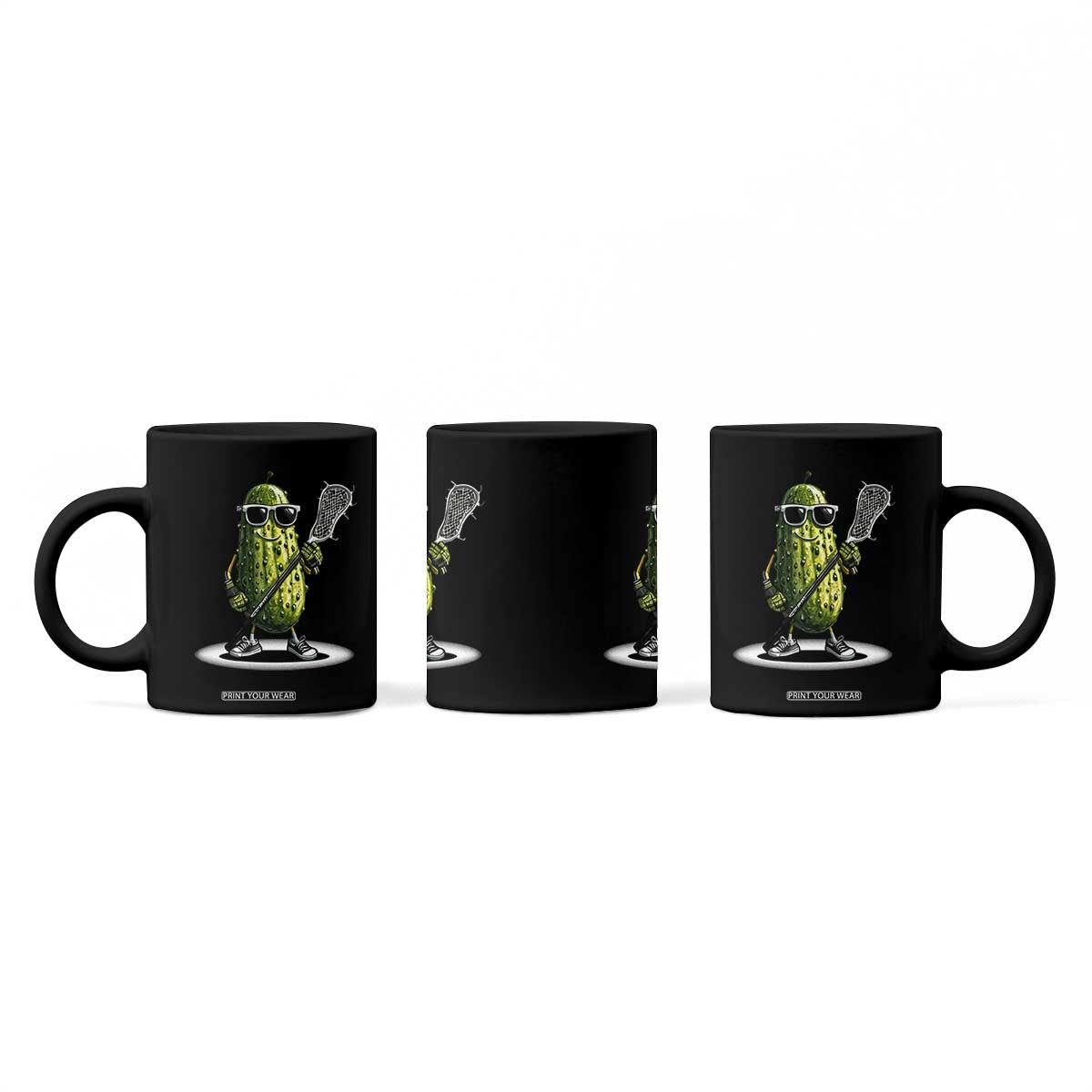 Funny Lacrosse Coffee Mug Pickle Playing Lax Lover Player TS10 Print Your Wear