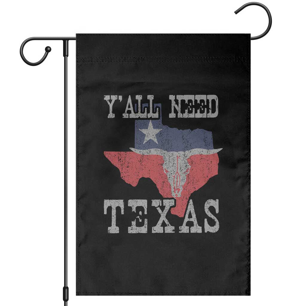 Yall Need Texas Garden Flag State Map Vintage TS10 Black Print Your Wear