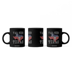 Yall Need Texas Coffee Mug State Map Vintage TS10 Print Your Wear