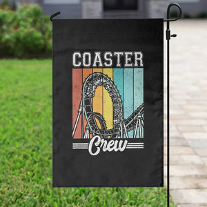 Vintage Rollercoaster Crew Garden Flag Family Roller Coaster Amusement Park TS10 Print Your Wear