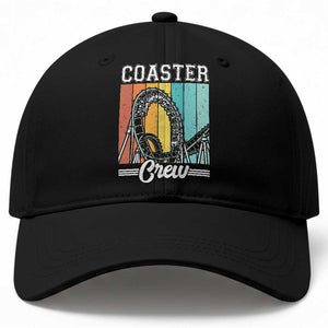 Vintage Rollercoaster Crew Baseball Cap Family Roller Coaster Amusement Park TS10 Print Your Wear