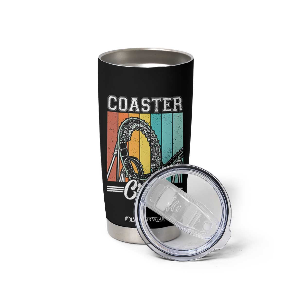 Vintage Rollercoaster Crew Tumbler Cup Family Roller Coaster Amusement Park TS10 Print Your Wear