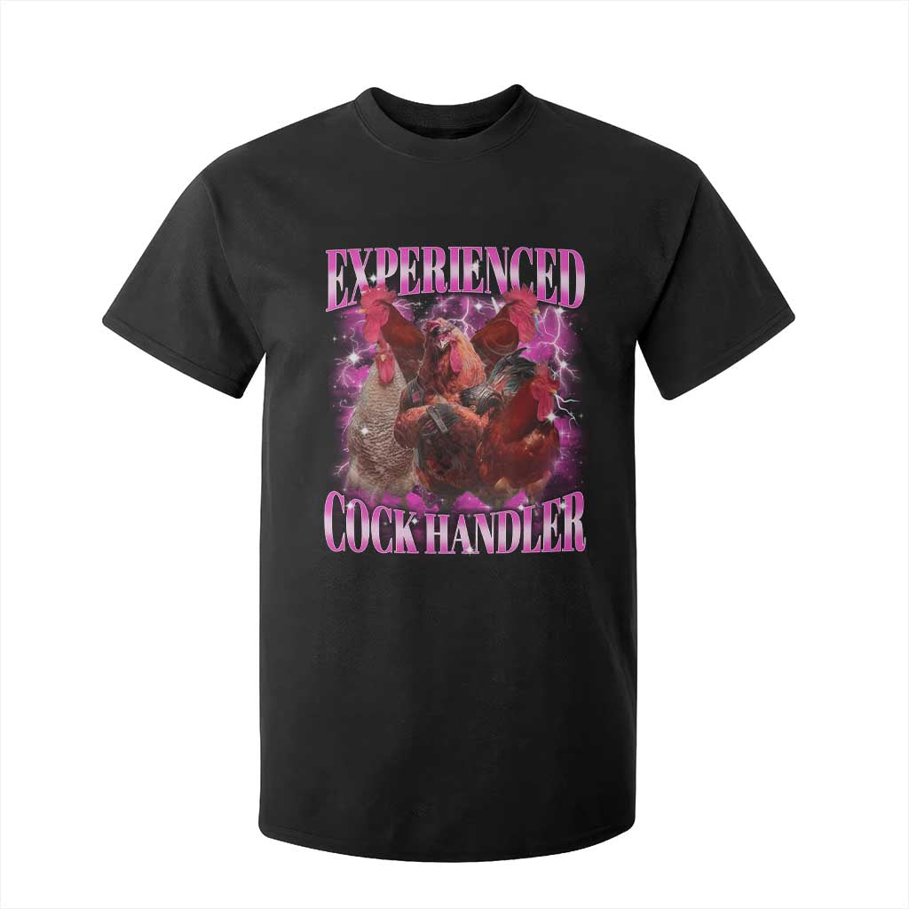 Embarrassing Adult Humor Experienced Cock Handler Inappropriate T Shirt For Kid TS10 Black Print Your Wear