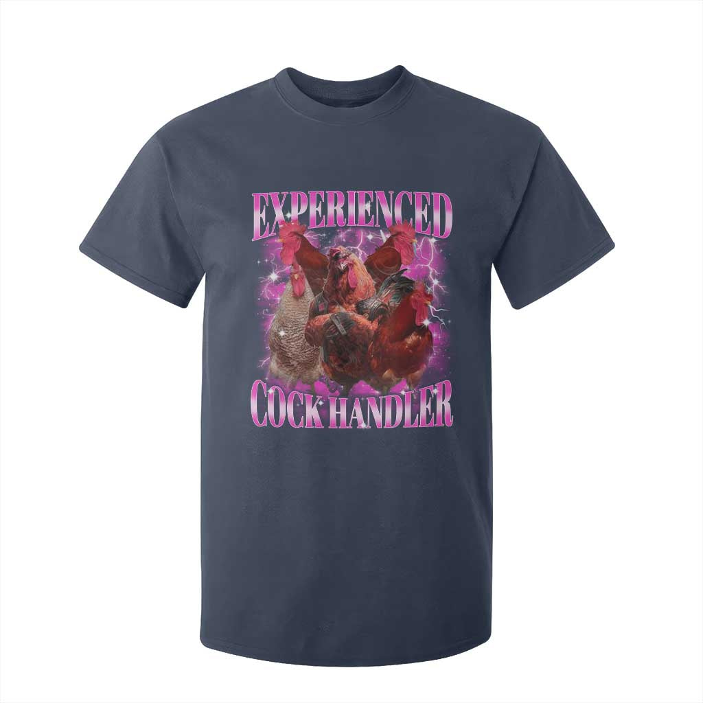 Embarrassing Adult Humor Experienced Cock Handler Inappropriate T Shirt For Kid TS10 Navy Print Your Wear