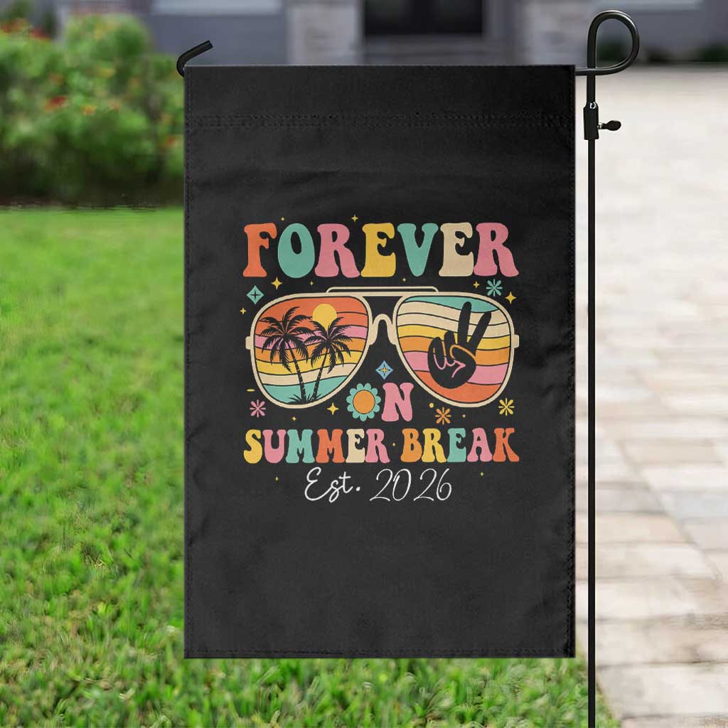 Retired Teacher Gift Garden Flag Forever On Summer Break Retirement 2026 TS10 Print Your Wear