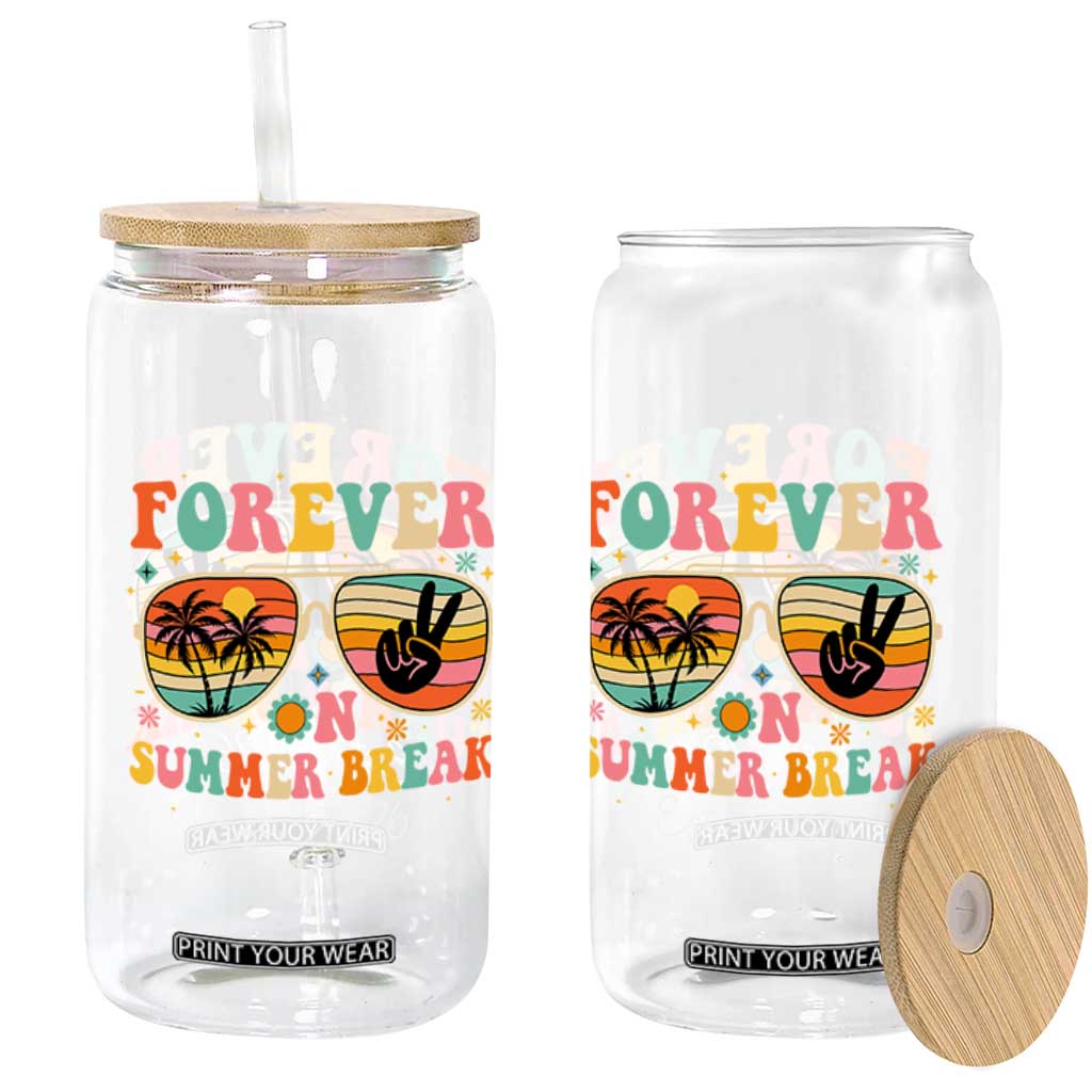 Retired Teacher Gift Glass Can Forever On Summer Break Retirement 2026 TS10 Print Your Wear