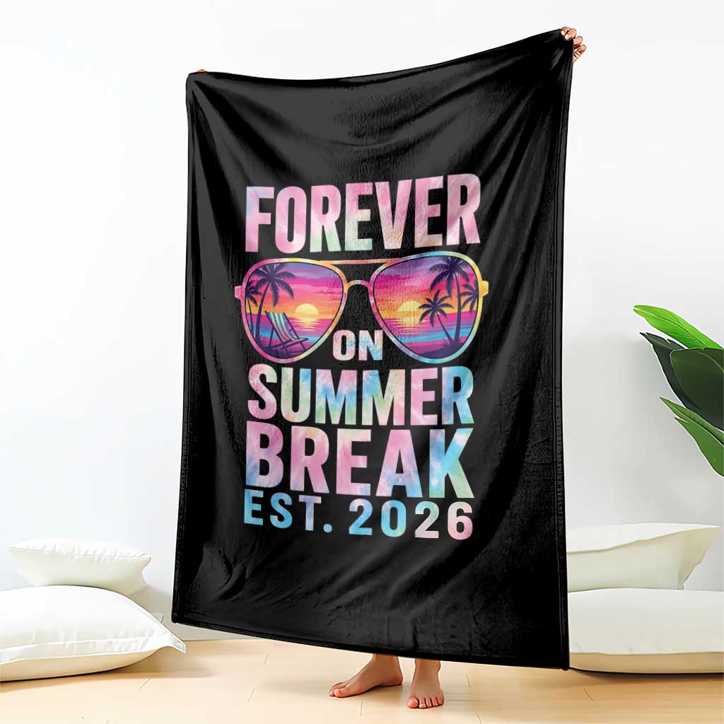Retired Teacher Throw Blanket Forever On Summer Break Retirement 2026 TS10 Print Your Wear