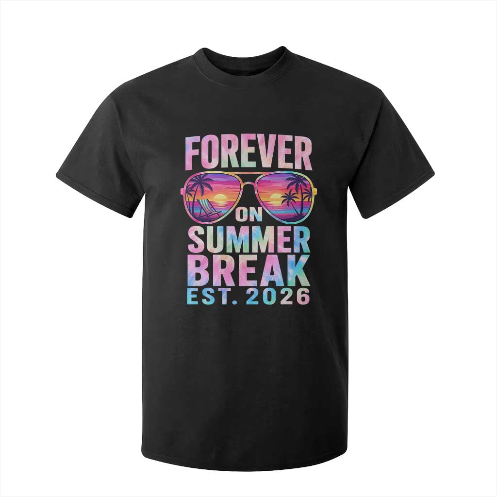 Retired Teacher T Shirt For Kid Forever On Summer Break Retirement 2026 TS10 Black Print Your Wear