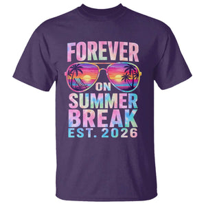 Retired Teacher T Shirt Forever On Summer Break Retirement 2026 TS10 Purple Print Your Wear