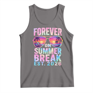 Retired Teacher Tank Top Forever On Summer Break Retirement 2026 TS10 Deep Heather Print Your Wear
