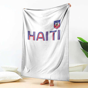 Haiti Flag Crest Throw Blanket Haitian Pride National Heritage Patriotic Graphic TS10 Print Your Wear