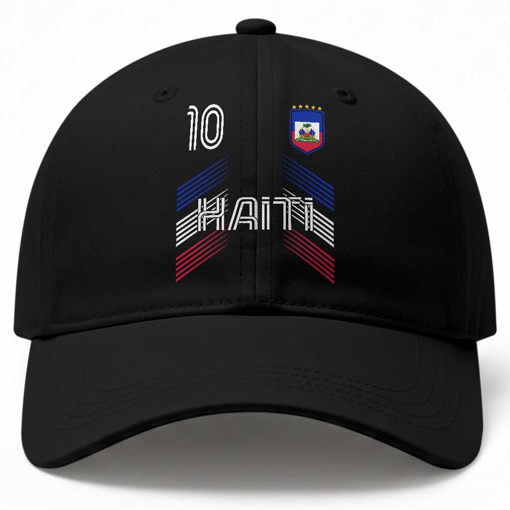 Haiti Soccer Baseball Cap Haitian Football Fan Pride National Team Support Graphic TS10 Print Your Wear