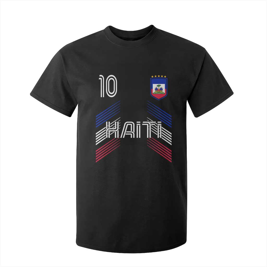 Haiti Soccer T Shirt For Kid Haitian Football Fan Pride National Team Support Graphic TS10 Black Print Your Wear