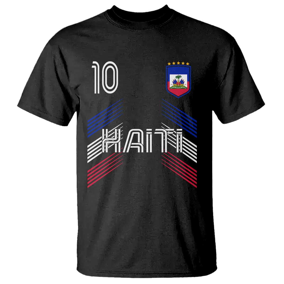 Haiti Soccer T Shirt Haitian Football Fan Pride National Team Support Graphic TS10 Black Print Your Wear