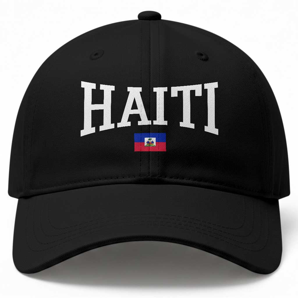 Haiti Haitian Flag Caribbean Souvenir Baseball Cap Vintage Varsity Sports TS10 Print Your Wear