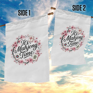 Mahjong Garden Flag Floral Mah Jongg TS10 Print Your Wear