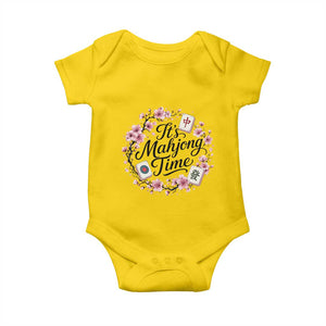 Mahjong Baby Onesie Floral Mah Jongg TS10 Daisy Print Your Wear