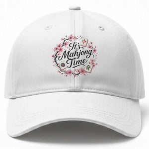 Mahjong Baseball Cap Floral Mah Jongg TS10 Print Your Wear