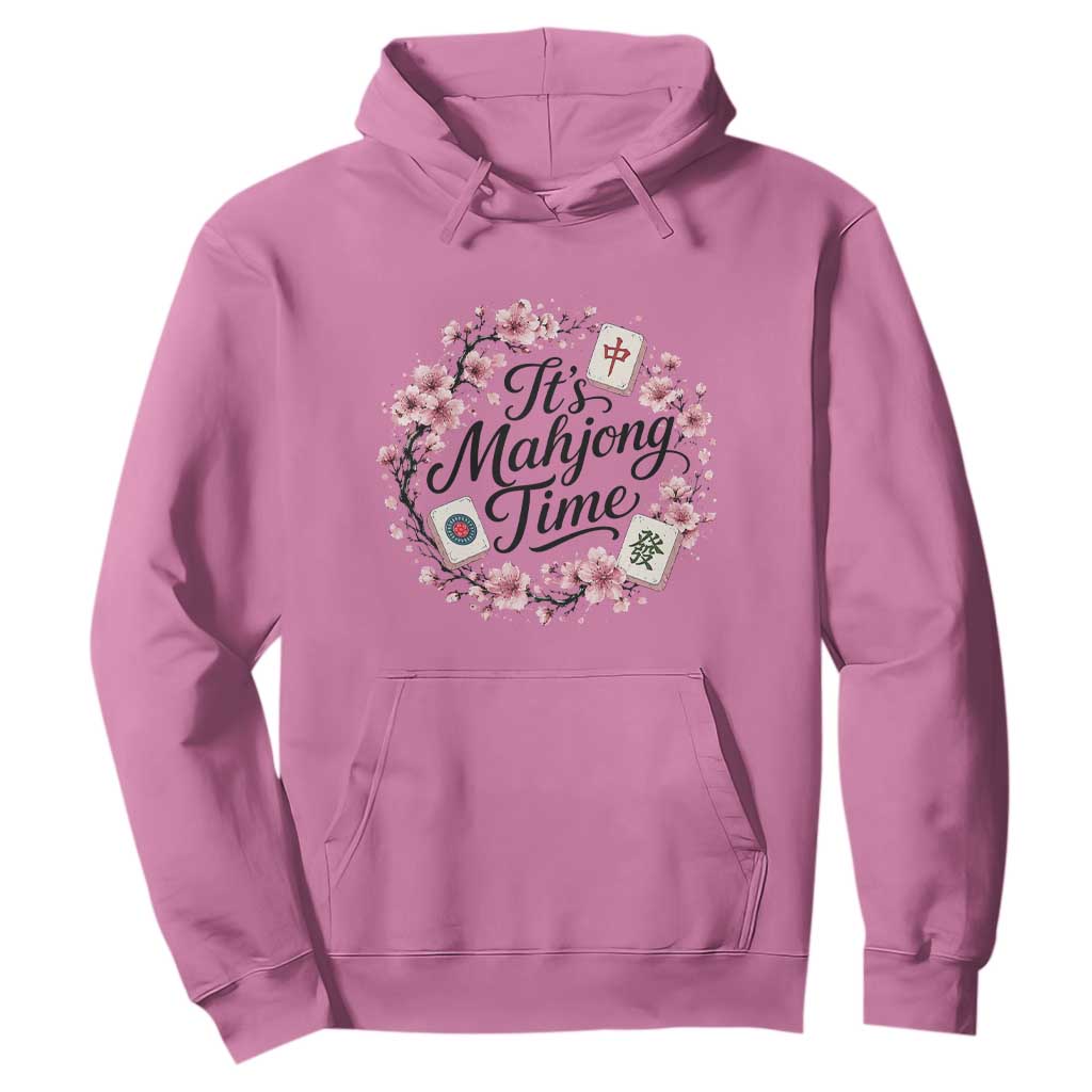 Mahjong Hoodie Floral Mah Jongg TS10 Azalea Print Your Wear