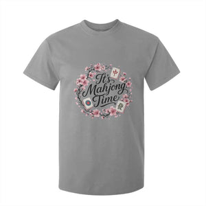 Mahjong T Shirt For Kid Floral Mah Jongg TS10 Sport Gray Print Your Wear