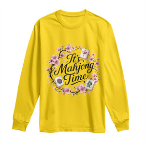 Mahjong Long Sleeve Shirt Floral Mah Jongg TS10 Daisy Print Your Wear