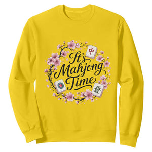 Mahjong Sweatshirt Floral Mah Jongg TS10 Daisy Print Your Wear
