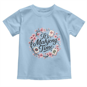 Mahjong Toddler T Shirt Floral Mah Jongg TS10 Light Blue Print Your Wear