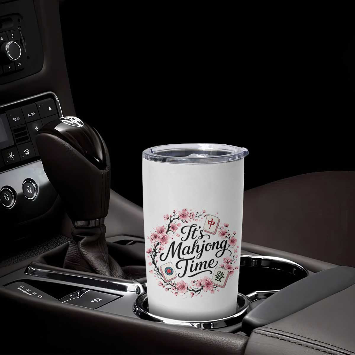 Mahjong Tumbler Cup Floral Mah Jongg TS10 Print Your Wear