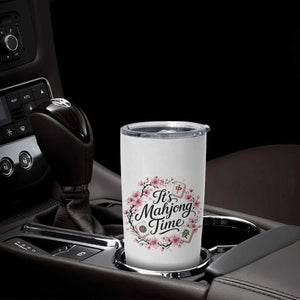 Mahjong Tumbler Cup Floral Mah Jongg TS10 Print Your Wear