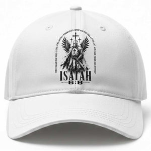 Here Am I Send Me Isaiah 6 8 Catholic Knight Templar Crusader Faith Baseball Cap TS10 Print Your Wear