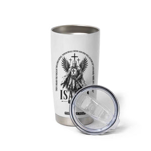Here Am I Send Me Isaiah 6 8 Catholic Knight Templar Crusader Faith Tumbler Cup TS10 Print Your Wear