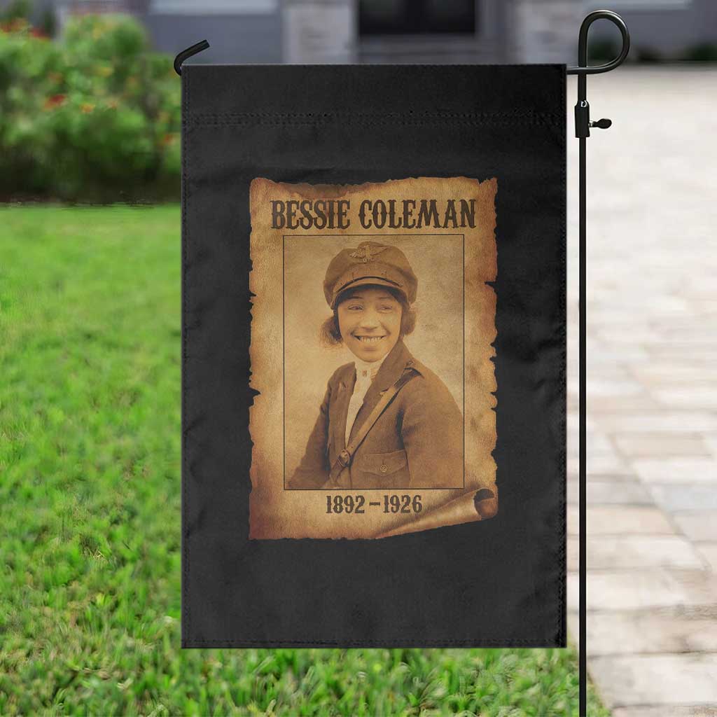 Bessie Coleman First African American Female Pilot Garden Flag Black History TS10 Print Your Wear