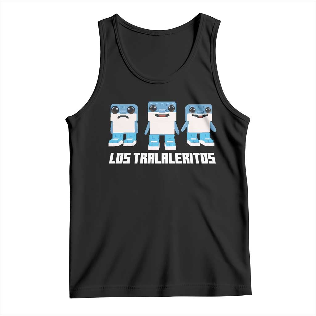 Italian Brainrot Meme Shark Tank Top Tralalero Tralala Los Tralaleritos Funny Animals TS10 Black Print Your Wear