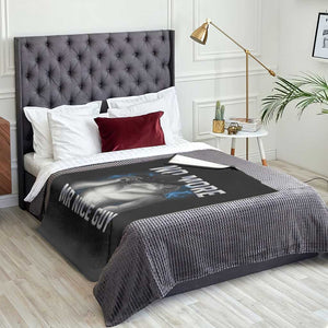 Funny Alpha Wolf Throw Blanket No More Mr Nice Guy Unhinged Brainrot Meme Vintage Bootleg TS10 Print Your Wear