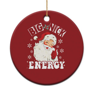 Santa Christmas Ornament Big Nick Energy TS10 Print Your Wear