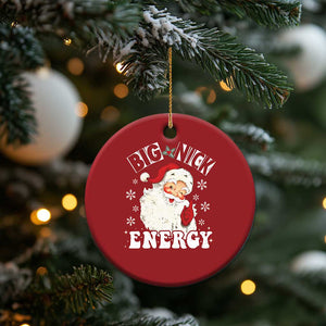 Santa Christmas Ornament Big Nick Energy TS10 Print Your Wear