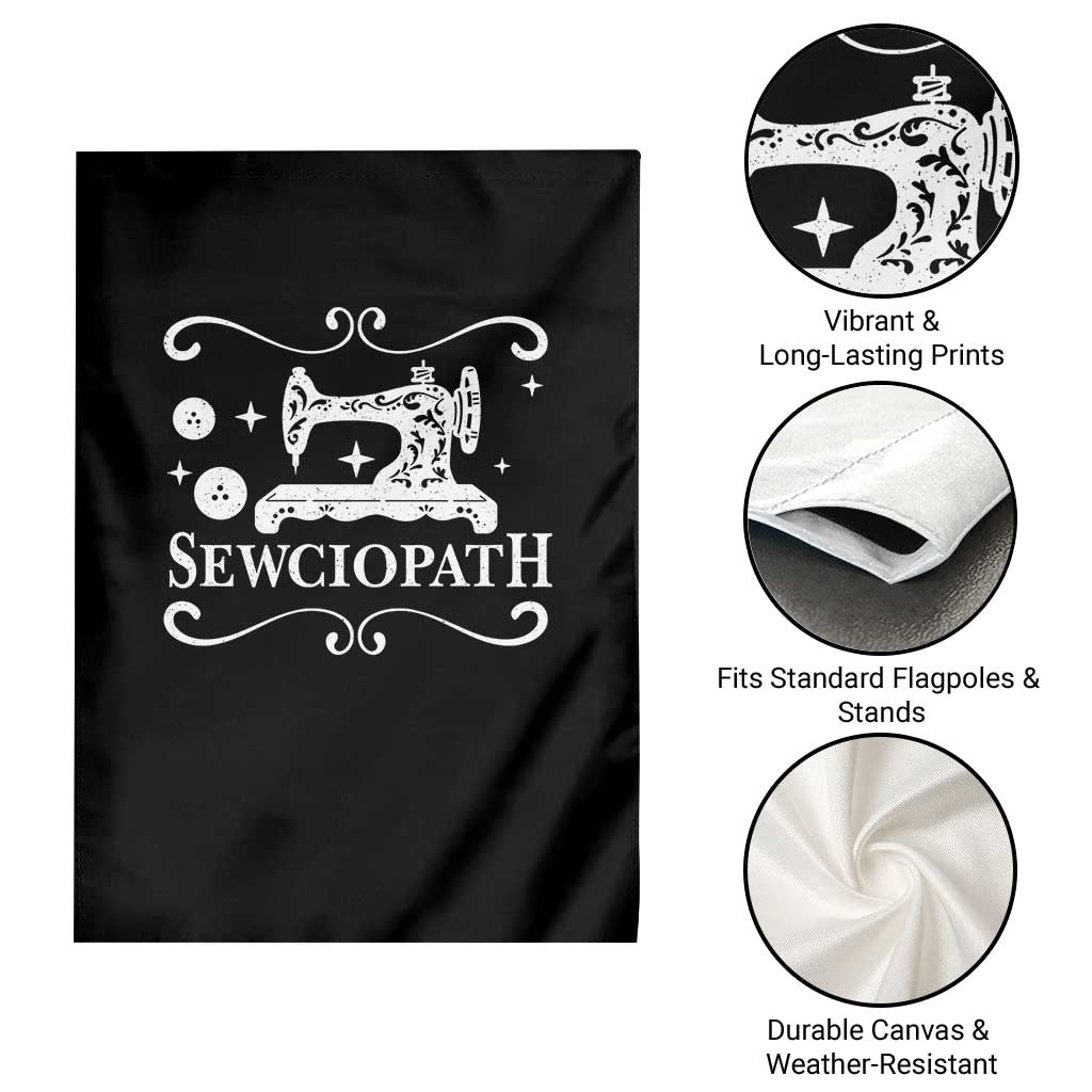 Sewing Lover Garden Flag Sewciopath Quilter Gift TS10 Print Your Wear