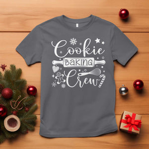 Family Baking Team T Shirt Funny Cookie Christmas Cookie Baking Crew TS10 Charcoal Print Your Wear