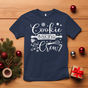 Family Baking Team T Shirt Funny Cookie Christmas Cookie Baking Crew TS10 Navy Print Your Wear