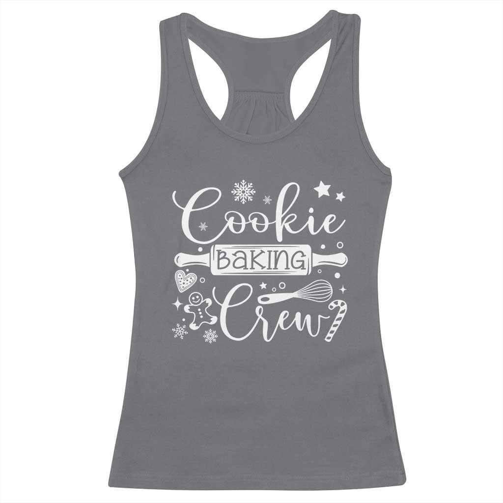 Family Baking Team Racerback Tank Top Funny Cookie Christmas Cookie Baking Crew TS10 Charcoal Print Your Wear