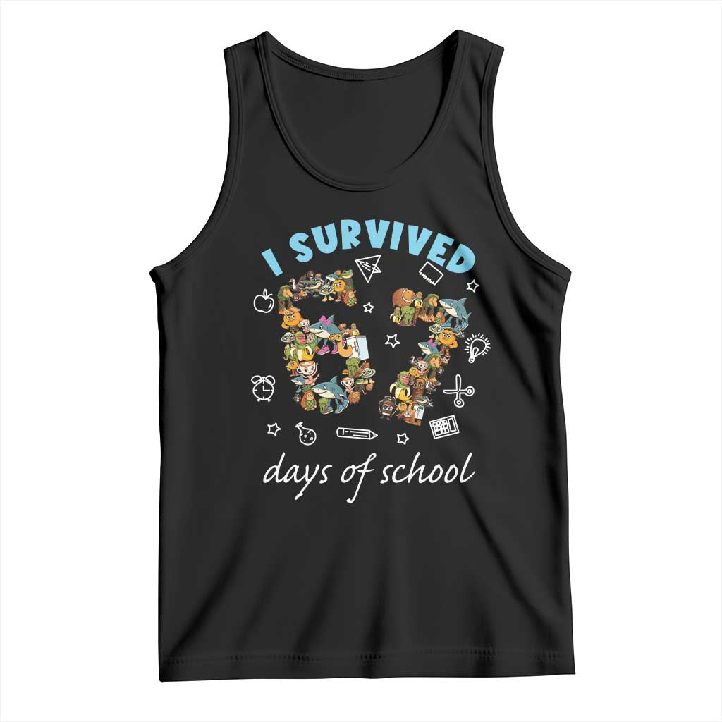 I Survived 67 Days of School Funny Six Seven Italian Brainrot Tank Top TS10 Black Print Your Wear