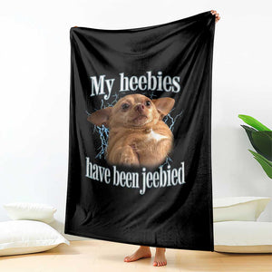 Funny Chihuahua Meme Throw Blanket My Heebies Have Been Jeebied Bootleg TS10 Print Your Wear