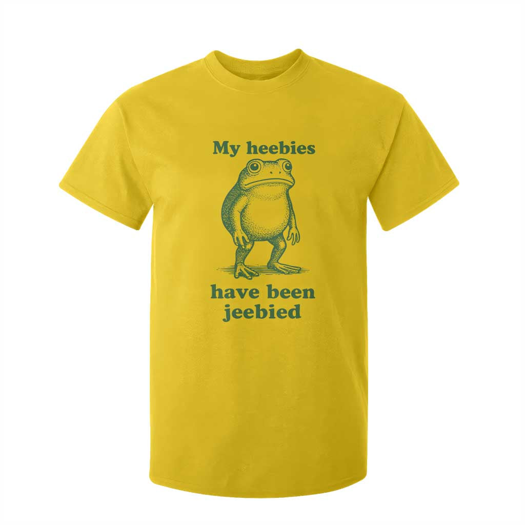 Funny Frog T Shirt For Kid My Heebies Have Been Jeebied Weirdcore Meme TS10 Daisy Print Your Wear