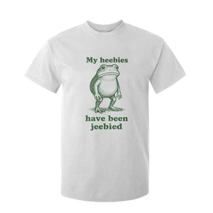 Funny Frog T Shirt For Kid My Heebies Have Been Jeebied Weirdcore Meme TS10 White Print Your Wear
