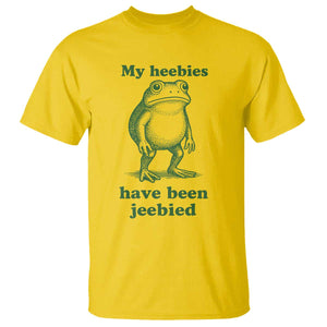 Funny Frog T Shirt My Heebies Have Been Jeebied Weirdcore Meme TS10 Daisy Print Your Wear