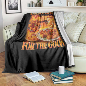 Funny Crab Rangoon Meme Throw Blanket Vintage 90s Style On My Knees Bootleg Graphic TS10 Print Your Wear