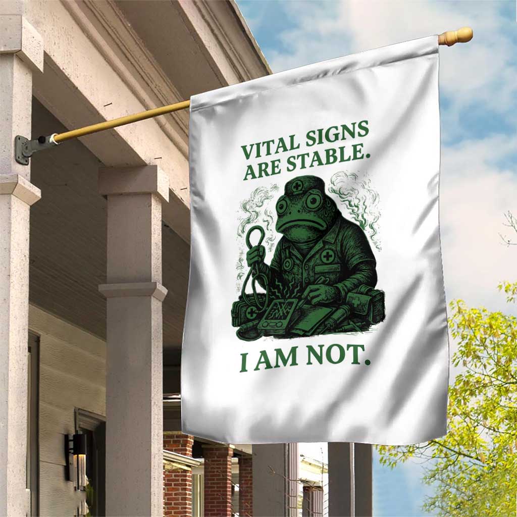 Frog Medic Garden Flag Funny Animal EMT Emergency Health Workers TS10 Print Your Wear