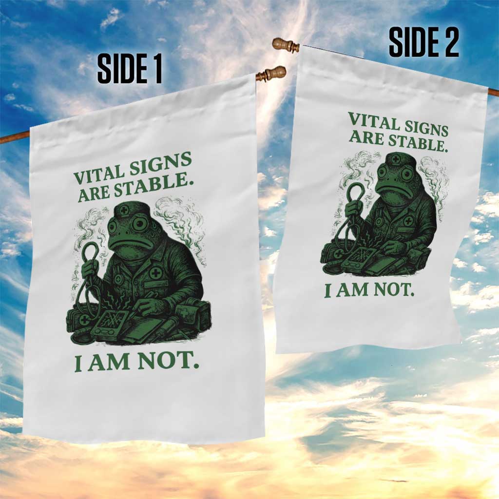 Frog Medic Garden Flag Funny Animal EMT Emergency Health Workers TS10 Print Your Wear